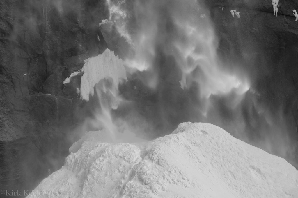 Close-up of the top of the Ice Cone