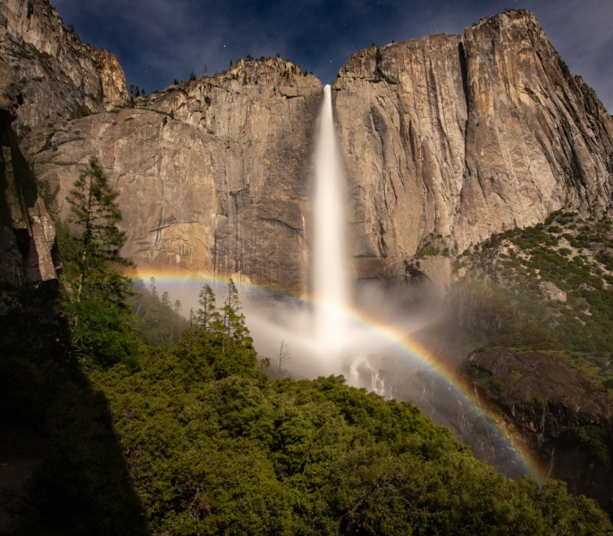 Moonbow, Upper Yosemite Falls (Edition 1/70)