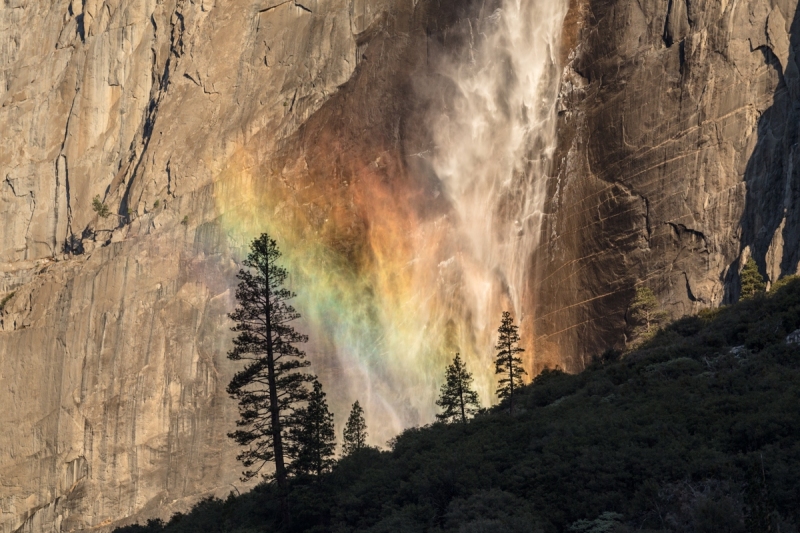 Winter Mistbow, Lower Yosemite Falls (Edition 1/70)