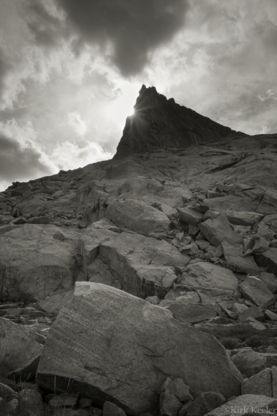 Sunset on Simmons Peak, Yosemite Backcountry