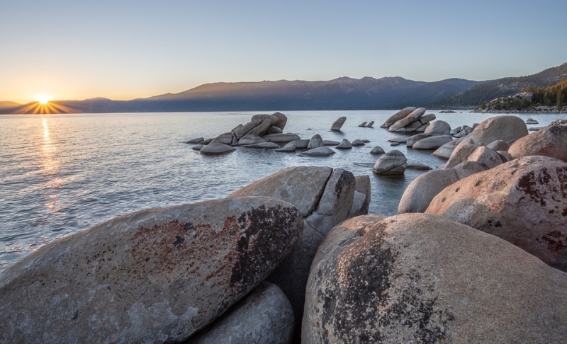 Sunset from Sand Harbor, Lake Tahoe