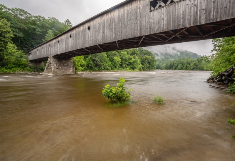 West Dummerston Covered Bridge, West River, Vermont