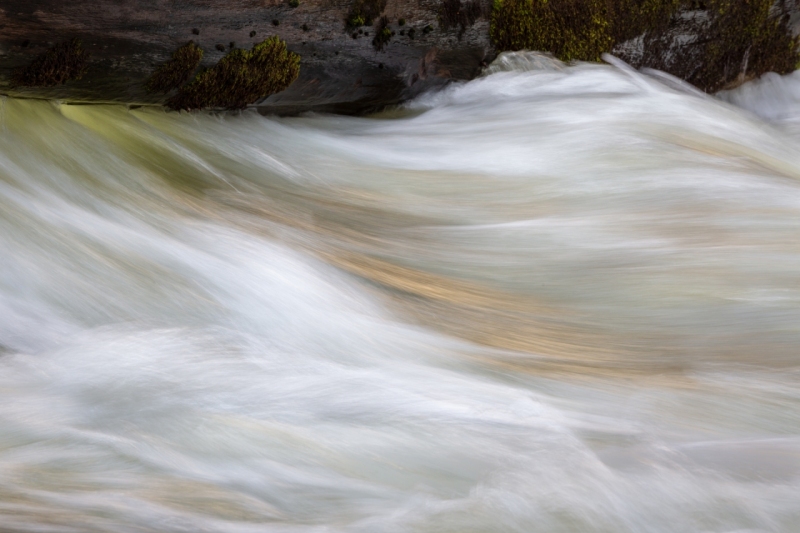 Morning Light in Rapids, Happy Isles, Yosemite