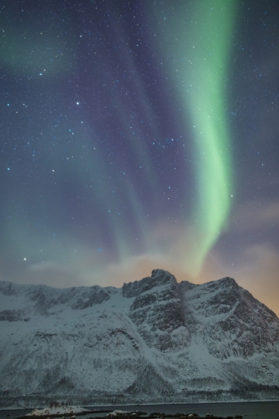 01_Aurora Over Fjord #2, Tromsø, Norway